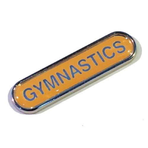 GYMNASTICS bar badge